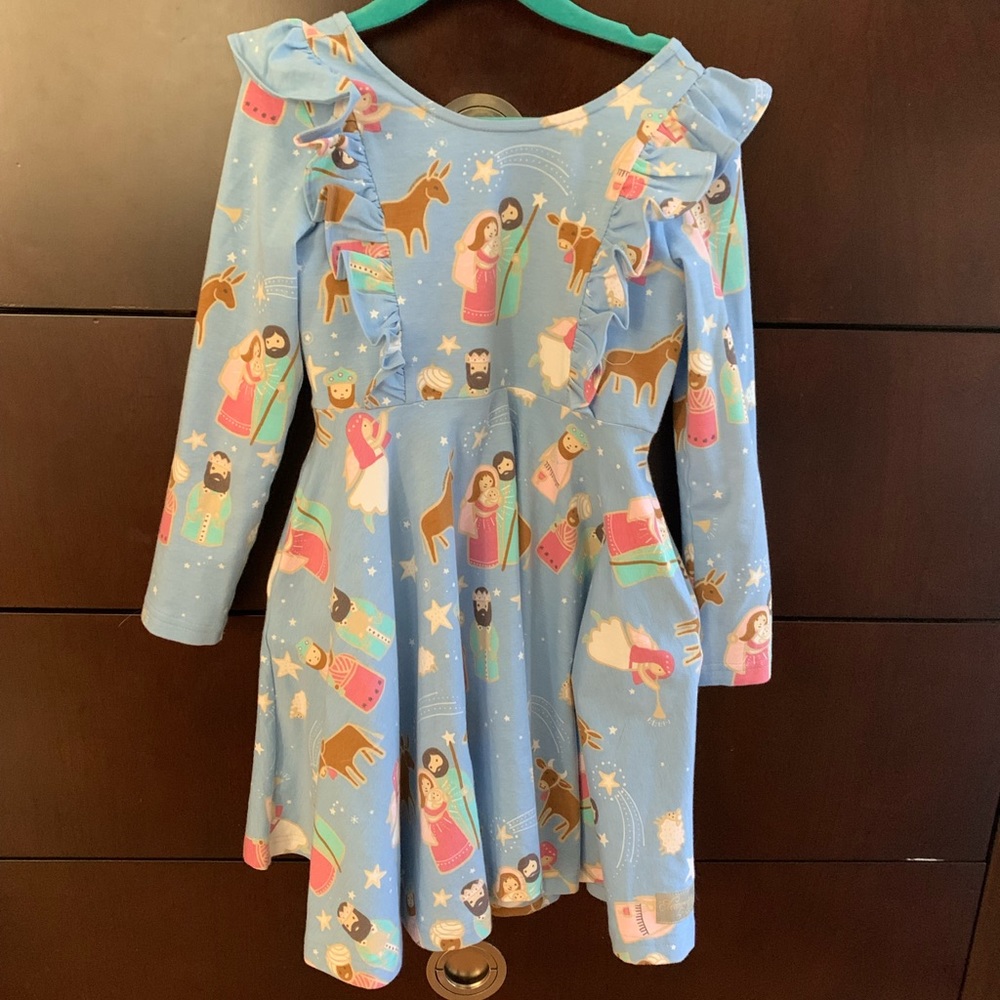 Eleanor Rose EUC Nativity knit dress